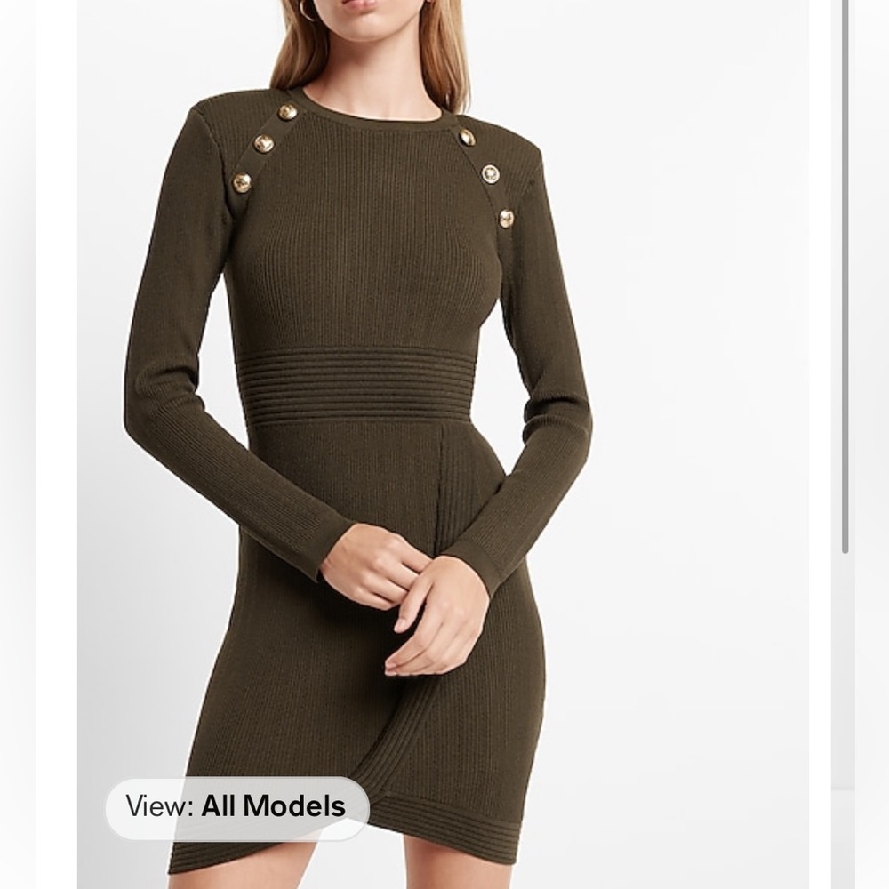 Express Sweater Dress - Picture 2 of 14